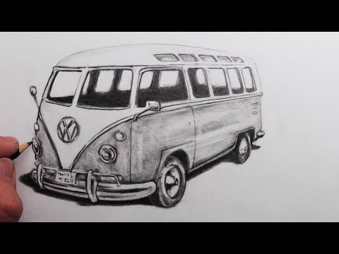Come disegnare un camper Van VW: Narrato passo dopo passo