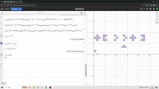 recursive parametric inequality as a boolfuck interpretator in desmos