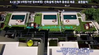 NO37. 안맹준 BIM 3차원 건축설계 테라스하우스 카폐