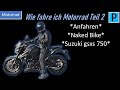 Wie fahre ich Motorrad Teil 2 anfahren