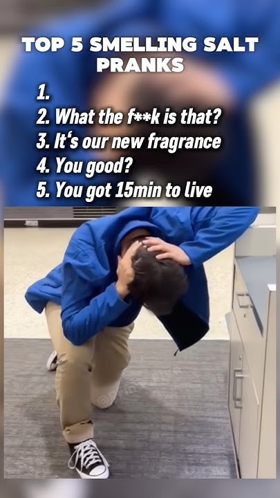 Top 5 smelling salt pranks… 🤣🤣💀 #funny #roadto1k #prank #smellingsalts