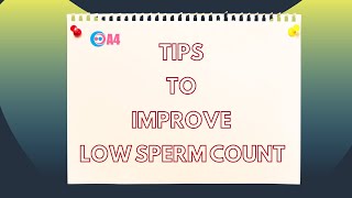 Tips to increase Sperm Count by  Dr. Aruna Ashok | Low Sperm Count | Male infertility tips in tamil