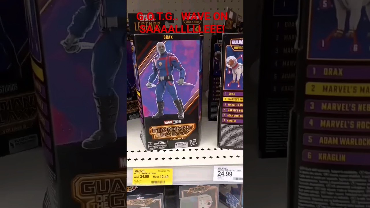 GAURDIANS OF THE GALAXY WAVE ON SALE! actionfigure marvellegend YouTube
