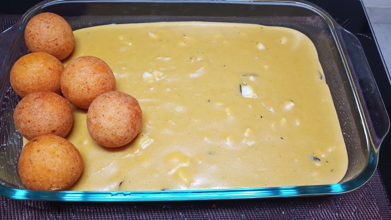 Natilla colombiana con harina de maíz 