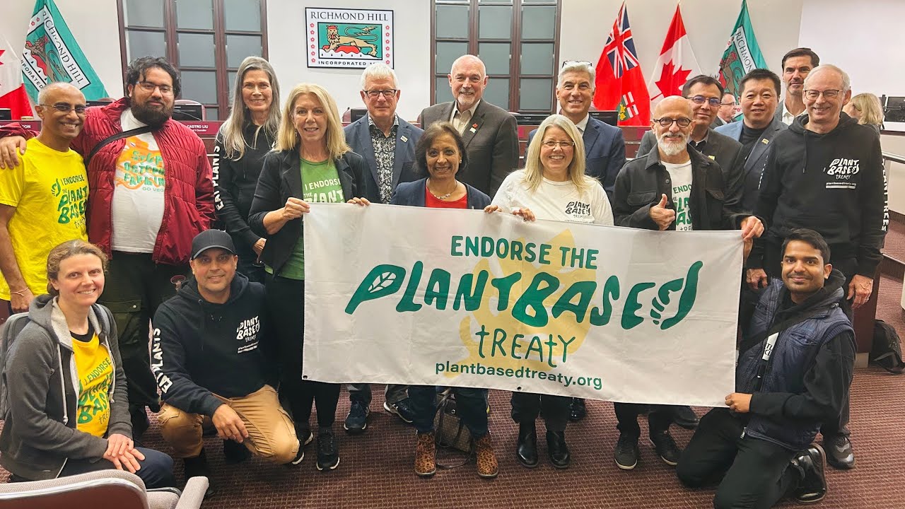 Richmond Hill City Council Passes the Plant Based Treaty Motion