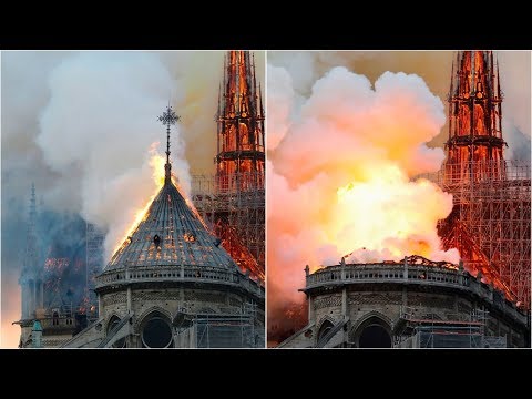 Fire-ravaged Notre Dame cathedral holds Holy Thursday service