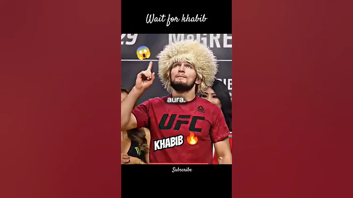 Khabib AURA 👾🦁 #ufc #mma #khabib #shorts #fyp #boxing