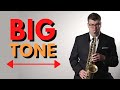 Saxophone Tone | How to get a big warm sound