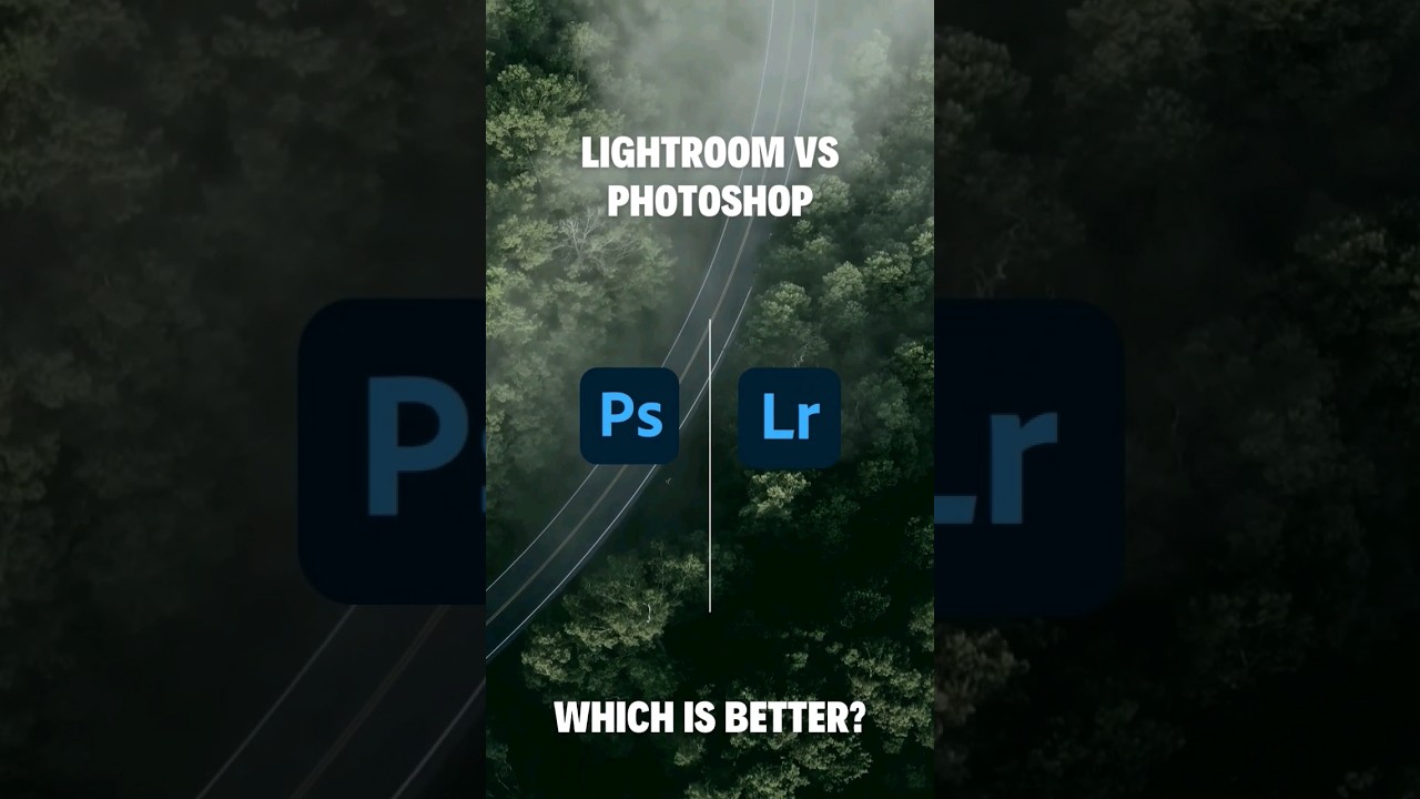 Lightroom vs Photoshop? #photography #lightroom #photoshop #shorts #youtubeshorts