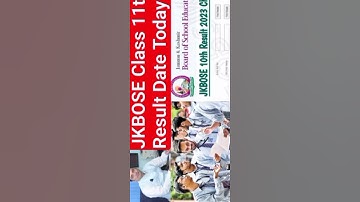 11th class ka result ||Jk bose || new apdate 😱 #result11th #11thresultdate2023 #shortvideo #ytshorts