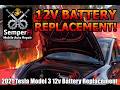 2021 Tesla Model 3 12v Battery Replacement