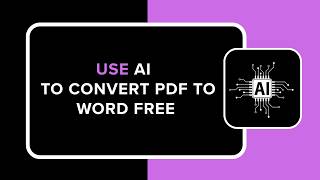 How to Use AI to Convert PDF to Word Free screenshot 3