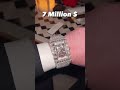 $7 Million Dollars Billionaire Ashoka Diamonds White Gold Watch #shorts #jacob