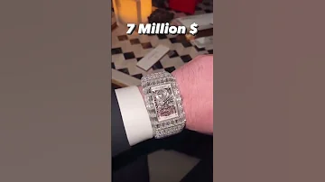 7 Million Dollars Billionaire Ashoka Diamonds White Gold Watch Shorts Jacob 