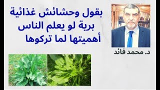 الدكتور محمد فائد || بقول غذائية وبرية لو يعلم الناس أهميتها لما تركونها