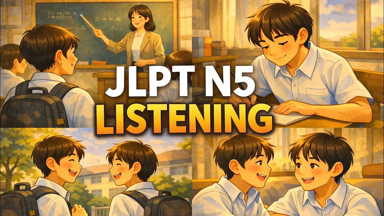 JLPT N5 Listening Practice | Easy & Original Questions (With Answers)