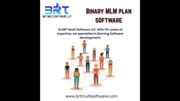 Binary MLM plan software #brtmultisoftware
