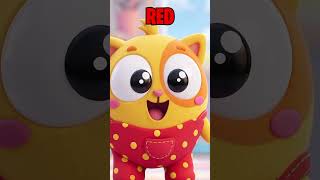 Funny Color-Changing Chameleon! 💚❤️💛💙 Color for Kids #shortsforkids