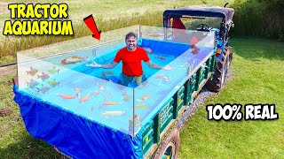 I Converting Gigantic Tractor into Biggest Fish Tank