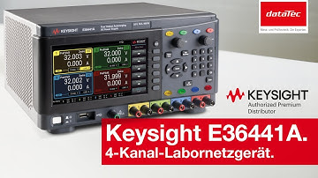 Keysight E36441A – 4-Kanal-Netzgerät mit 400 W.