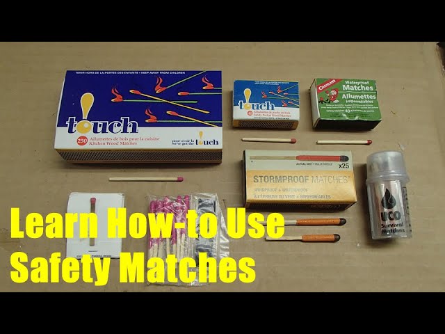 Safety Matches vs. Strike Anywhere Matches: How Are They Different