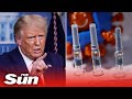 US President Donald Trump pledges to get COVID vaccine to every American 'immediately'
