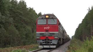 Тепловоз 2ТЭ116УД-015,Савёлово Diesel locomotive 2TE116UD-015, Savyolovo