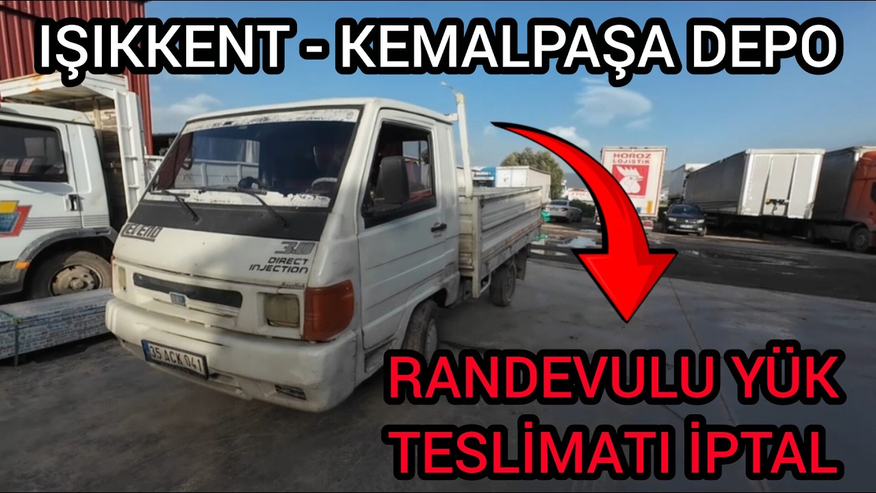 ZARAR ETTİK! - Yük Ortada Kaldı - RANDEVULU YÜK TESLİMATI #alicantürk #kamyonet #nakliye