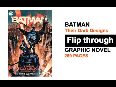 Batman Their Dark Designs Hardcover Graphic Novel Flip Through