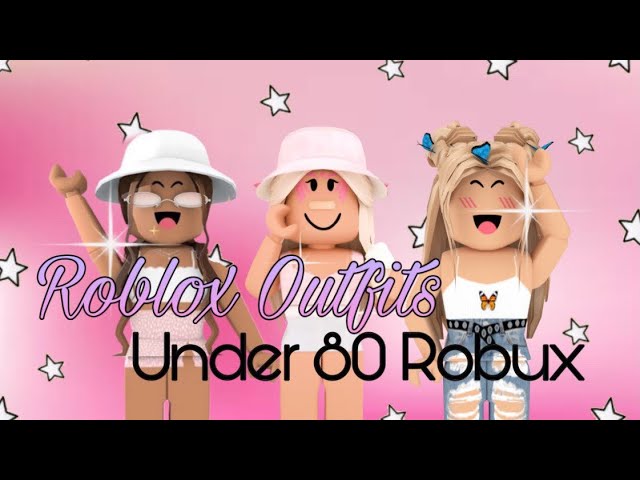 AESTHETIC OUTFITS UNDER 80 ROBUX! 