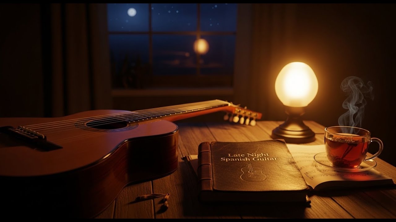 Relajación profunda sin distracciones: Late Night Spanish Guitar ✦ Guitarra Española Nocturna