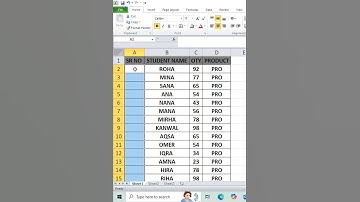 Auto Update Serial No. After Deletion  #excelshortcuts #exceltips #excel #exceltricks #microsoft