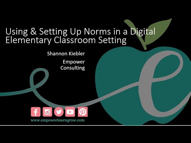 How to Use Norms in Your Digital Elementary Classroom