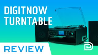 DIGITNOW Bluetooth Record Player Turntable with Stereo Speakers Review
