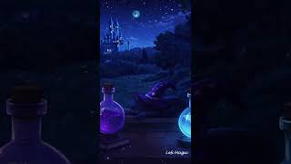 Rainy Night Lofi🌧️|Cozy Wizard Cat Sleeping #lofi #rainsounds  #relaxation  #sleepbetter