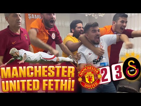 ICARDİ ATTI ORTALIĞI YIKTIK / TANSİYON DOLU TARİHİ ZAFER | Manchester United 2 - 3 Galatasaray