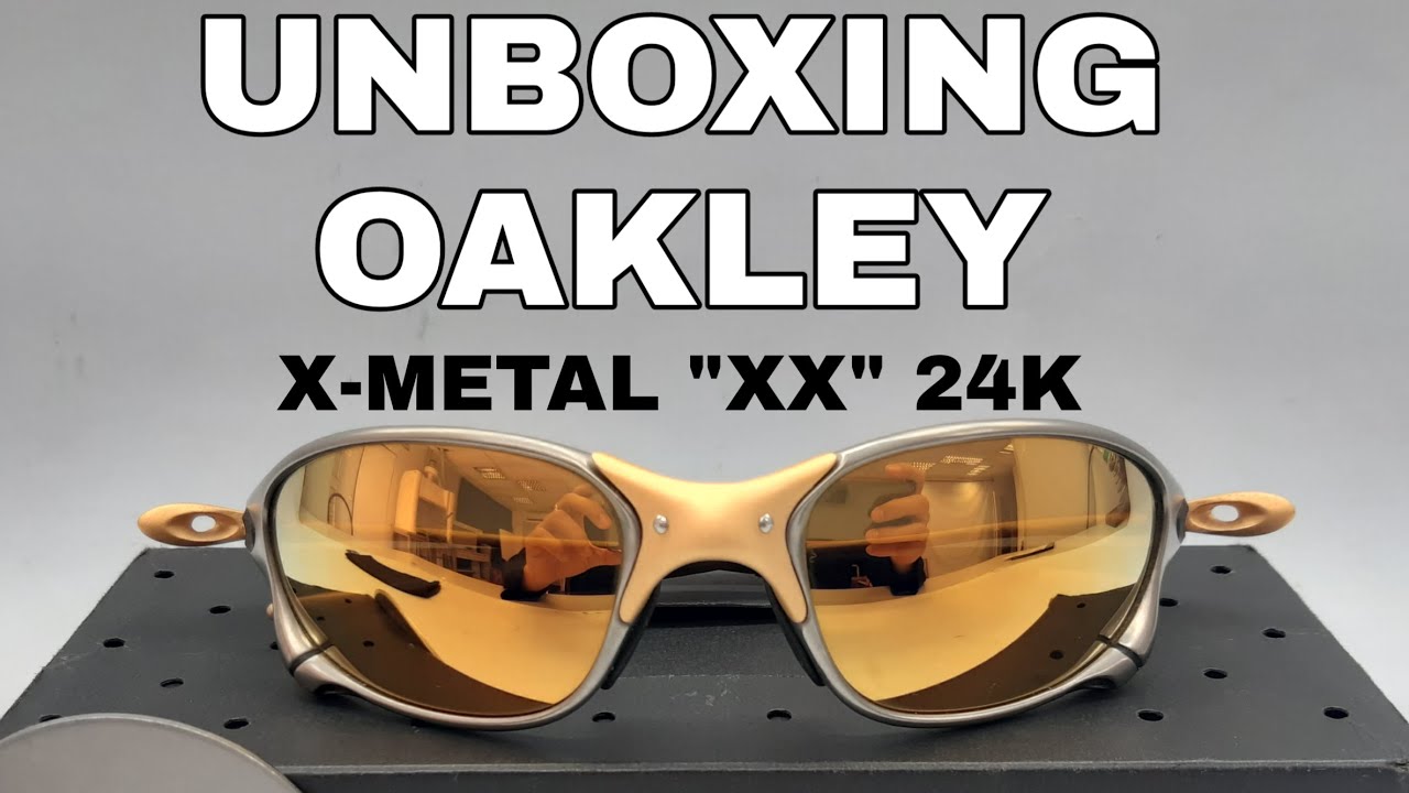OAKLEY 24K ORIGINAL X METAL | UNBOXING OAKLEY - YouTube
