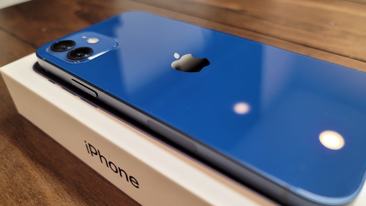 Unboxing iPhone 12 Blue 256gb 