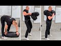 Sandbag Ground to Shoulder - Farm Boy Strength Program