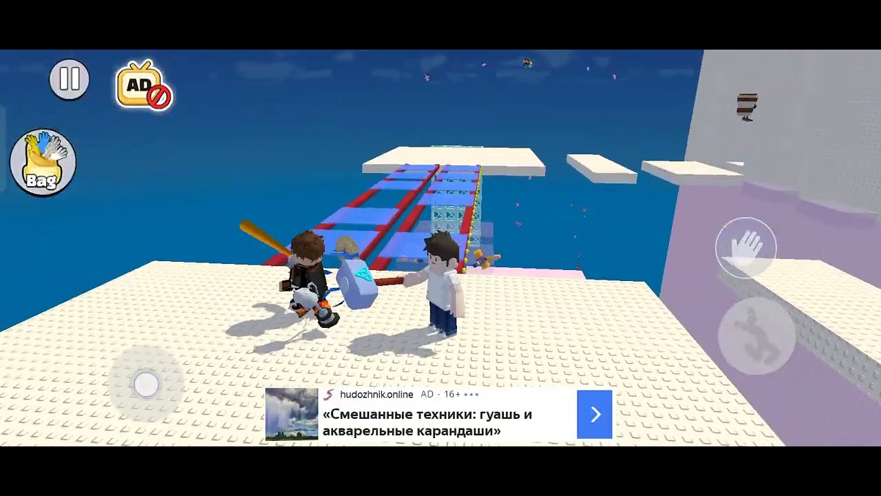 Slap Tower Troll Parkour Game Squid Game Tower with Mjolnir