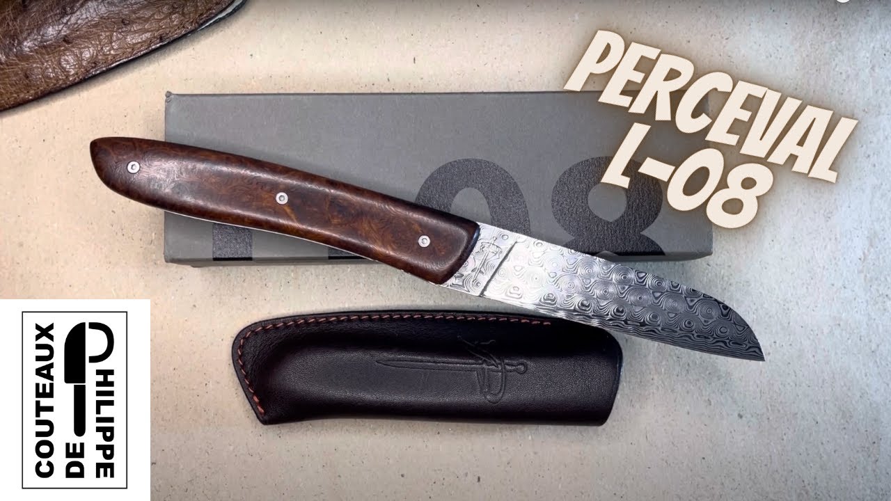 L08 Atelier Perceval L08 bois de fer d’Arizona lame damas - YouTube