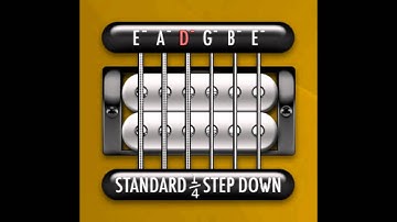 Perfect Guitar Tuner (E Standard - 1/4 Step Down) AC/DC