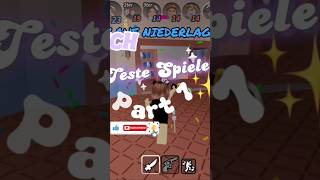 Ich teste eure Spiele✨🫶🍀🥳 #roblox