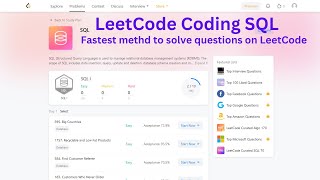 SQL Interview questions and answers Part 2 | Learn SQL Coding on LeetCode