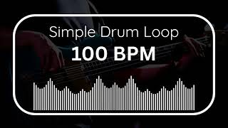 Simple Drum Loop 100BPM - #drumloop