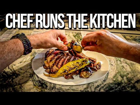 POV Chef Running a Top London Restaurant Kitchen