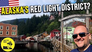 Visiting Creek Street, Alaska&#39;s historic red-light district (My first day in Ketchikan, Alaska) 🇺🇸