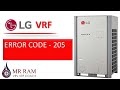 LG VRF ERROR CODE-205(English)
