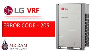 LG VRF ERROR CODE-205(English)