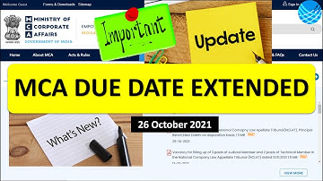 LLP Form 8 Due Date Extended - Additional Fee Waiver Notification 26.10.2021